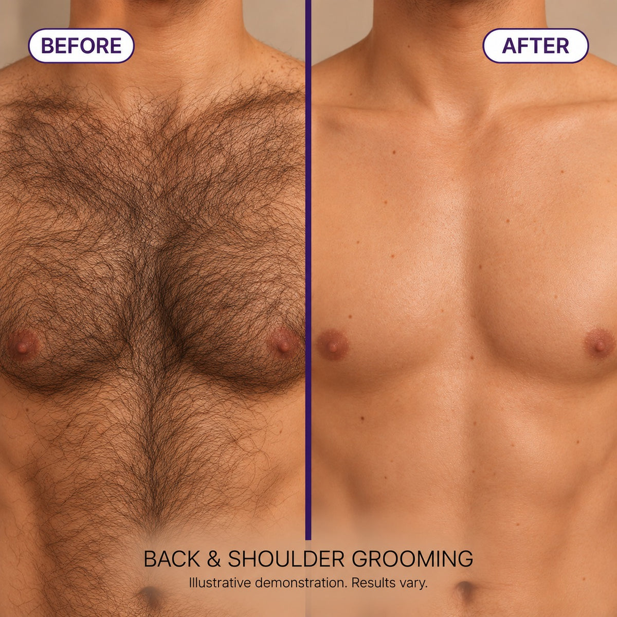 FAYA Men's Body Hair Removal Mousse Spray