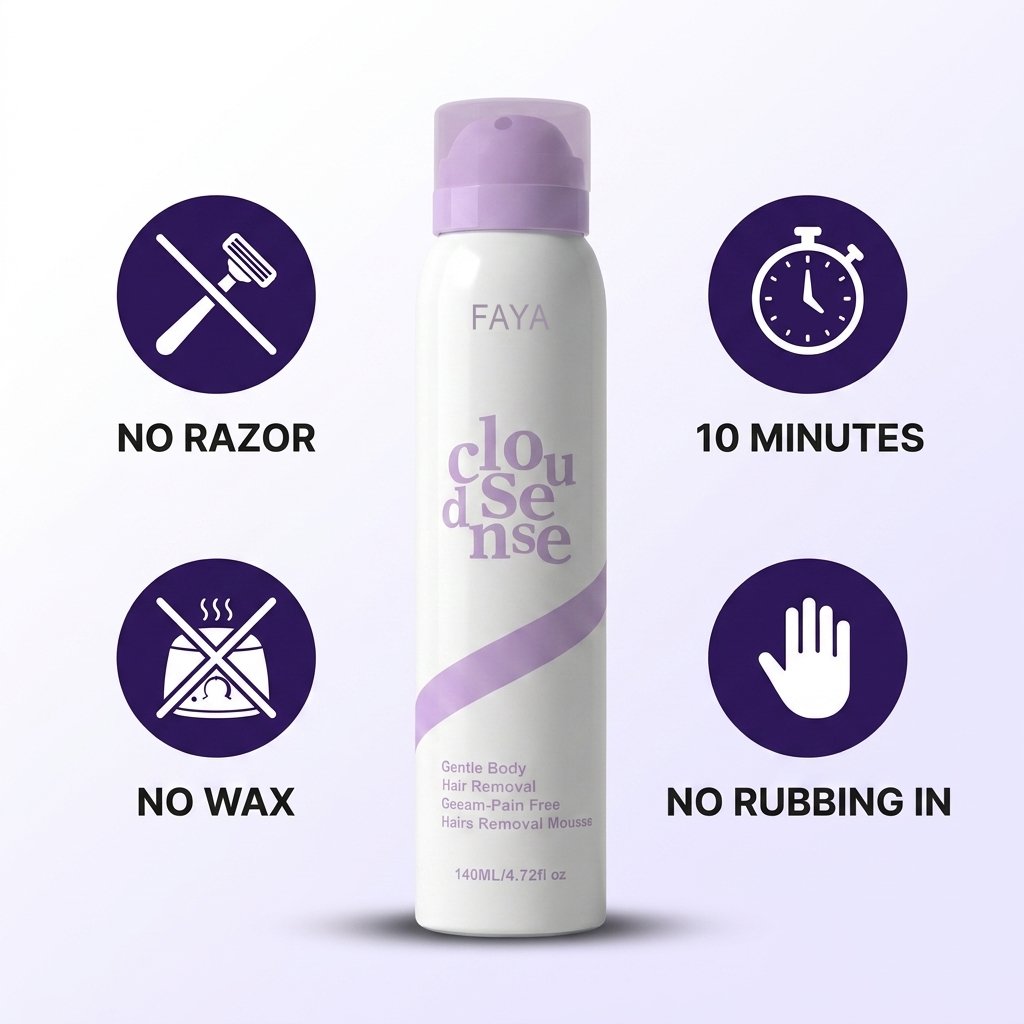 FAYA hair removal mousse product photo 1