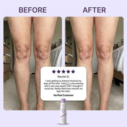 FAYA - Silky Smooth Skin in 10 Minutes, Pain-Free Mousse